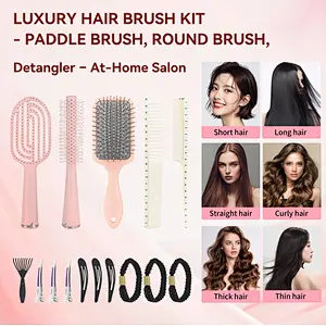 New Design 15PCS Comb Set Professional Hair Styling Kit with Wide & Fine Tooth Combs Comfortable Hair Styling Tools for All People